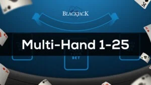 Multi-Hand Blackjack Game by TLM - Max Bet 25