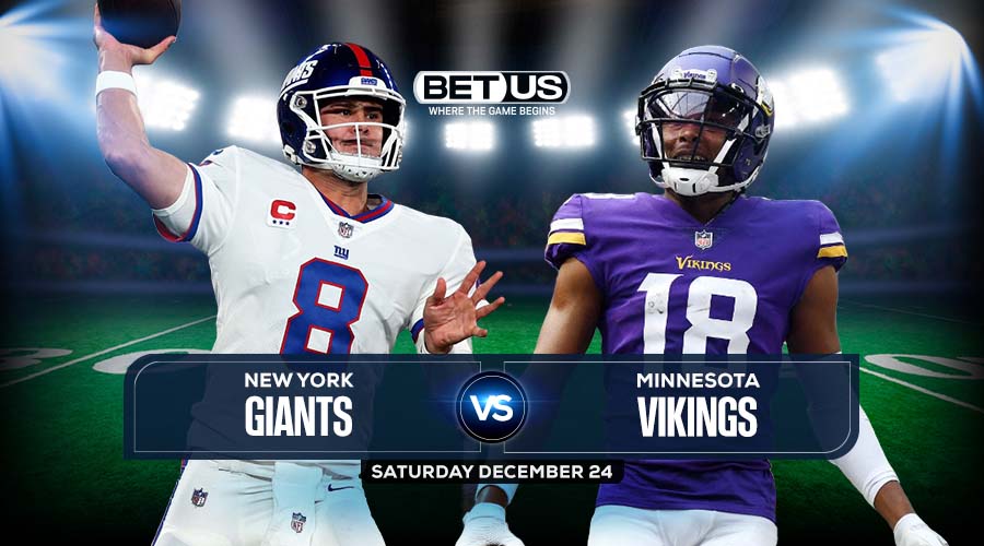 Giants vs Vikings Prediction, Preview, Odds and Picks, Dec, 24
