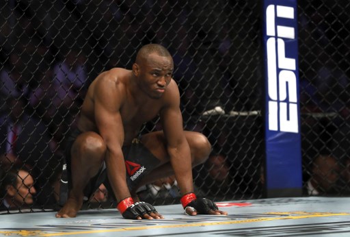 UFC welterweight champion Kamaru Usman prepares for his title defense against Colby Covington during UFC 245