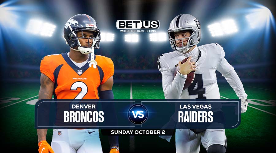 Raiders vs. Broncos Same Game Parlay at +582 Odds for NFL Week 1