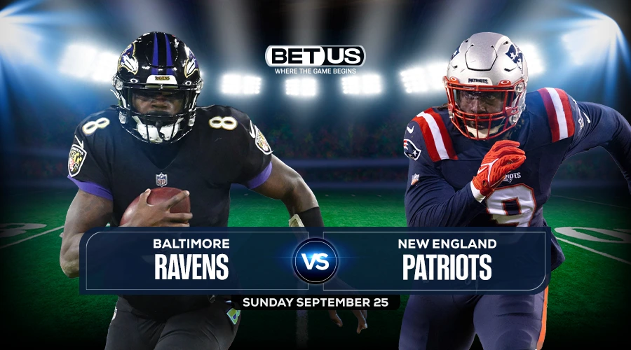 Ravens vs Patriots Prediction, Preview, Stream, Odds & Picks