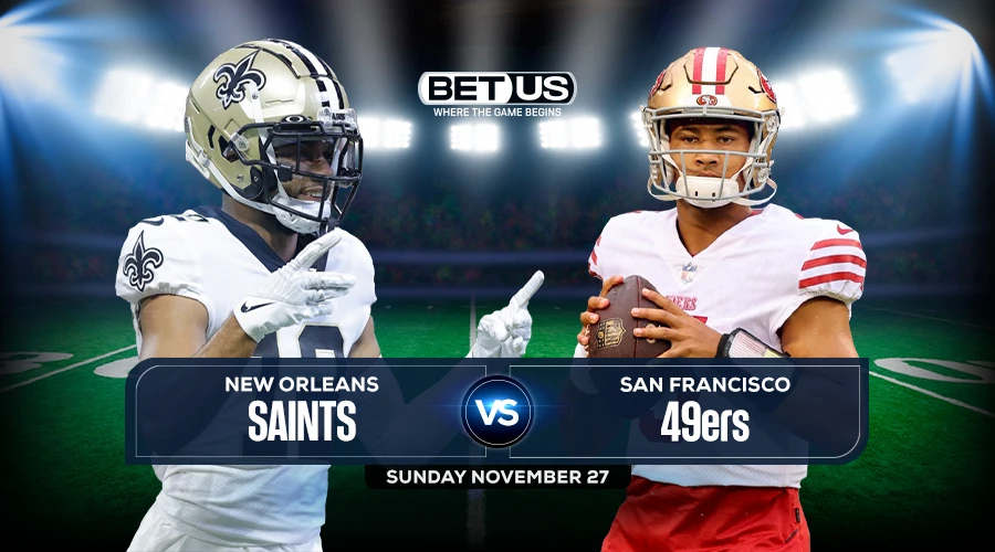 saints versus the 49ers