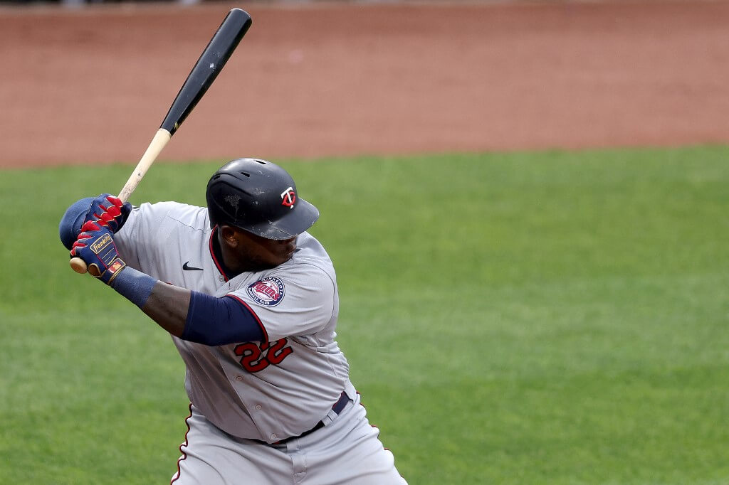Miguel Sano of the Minnesota Twins bats against the Baltimore Orioles at Oriole Park