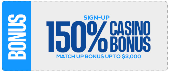 BetUS Online Betting 150% Sign Up Casino Bonus