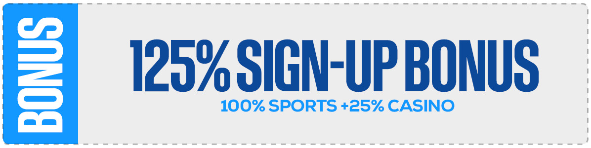 BetUS Online Betting 125% Sign Up Bonus