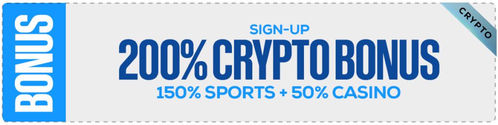 BetUS 200% Sign up Crypto Bonus