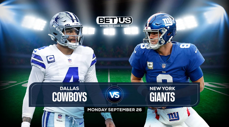 Cowboys vs Giants Prediction, Preview, Stream, Odds & Picks