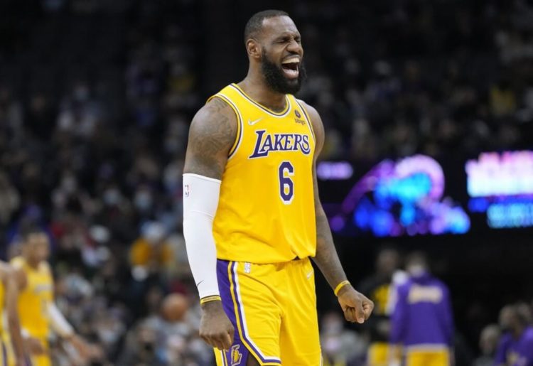 LeBron James reacts Los Angeles Lakers vs Denver Nuggets Picks
