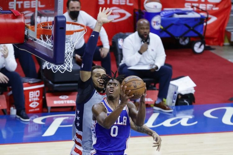 Tyrese Maxey shoots Philadelphia 76ers vs Washington Wizards Picks