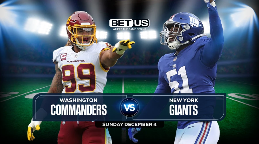 Commanders vs Giants Prediction, Game Preview, Live Stream, Odds & Picks