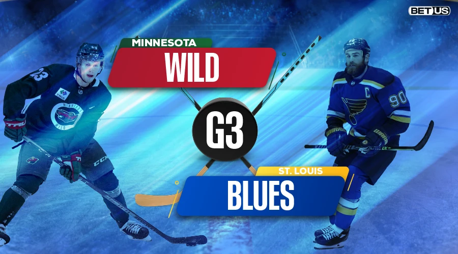 Wild vs Blues Game 3, Predictions, Preview, Live Stream, Odds & Picks