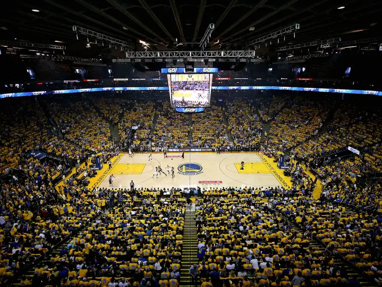 Oakland's Oracle Arena, the former home of the Warriors. Peter Casey/USA Today/Reuters