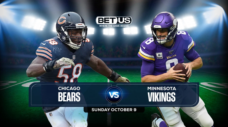 Bears vs Vikings Prediction, Preview, Stream, Odds & Picks