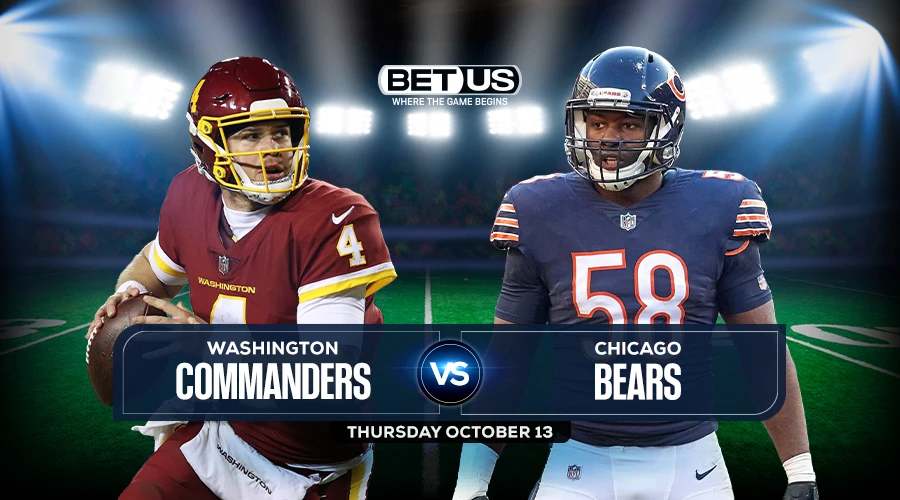 Bears-Commanders Same Game Parlay Bet for Thursday Night Football (Oct. 5)