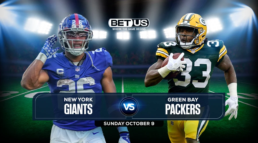 Giants vs Packers Prediction, Preview, Stream, Odds & Picks