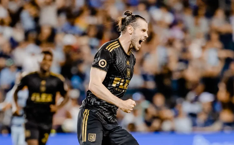 Gareth Bale scores his first goal with Los Angeles FC in MLS