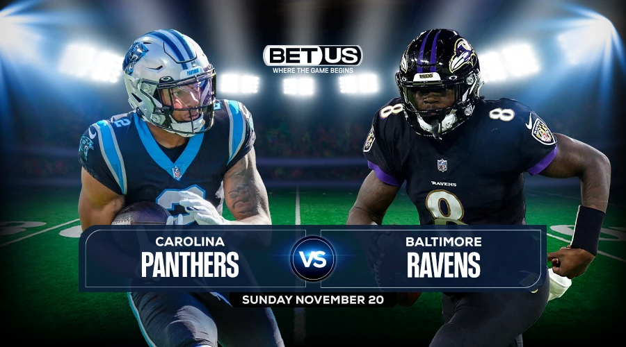 Panthers vs Ravens Prediction, Stream, Odds & Picks Nov 20