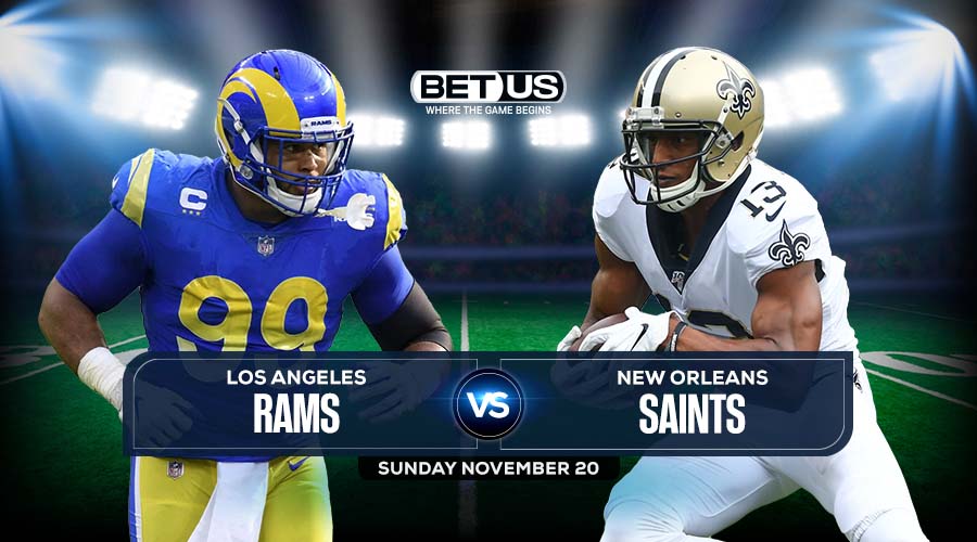 Rams vs Saints Prediction, Stream, Odds & Picks Nov 20