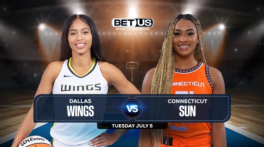 Sun vs Wings Predictions, Game Preview, Live Stream, Odds & Picks, July 5