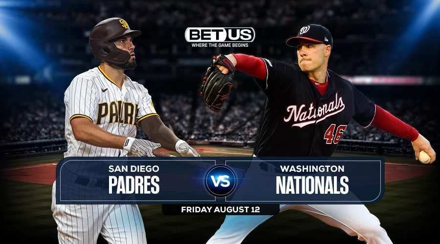 Padres vs Nationals Predictions, Game Preview, Live Stream, Odds & Picks, Aug. 12