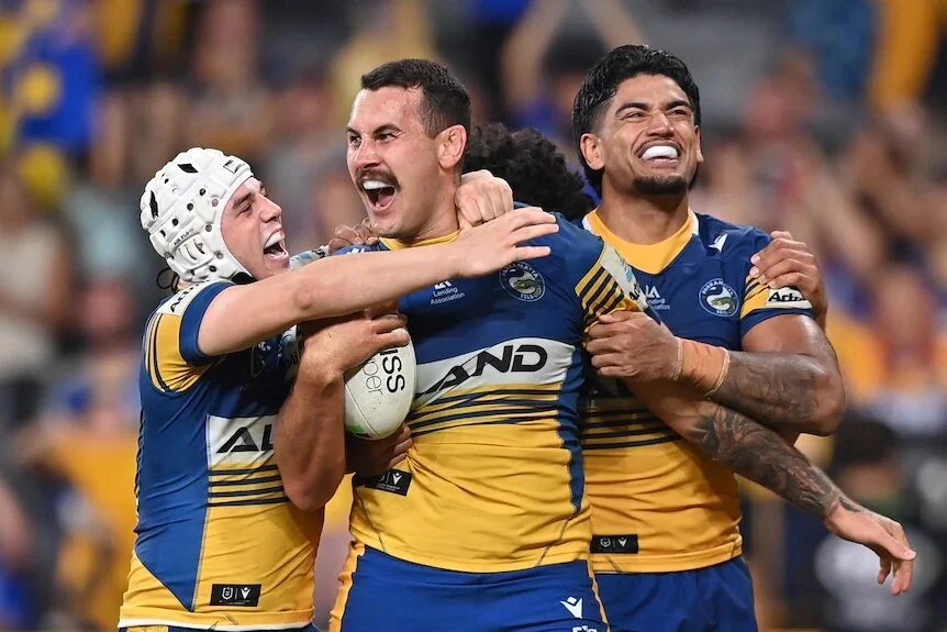The Eels were unstoppable against the Sharks to remain undefeated through three rounds.