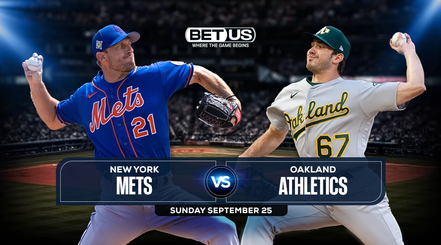 Mets vs A’s Game Predictions, Preview, Stream, Odds, Picks, Sept. 25