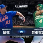 Mets vs A’s Predictions Game Preview, Live Stream, Odds, Picks Sept. 24