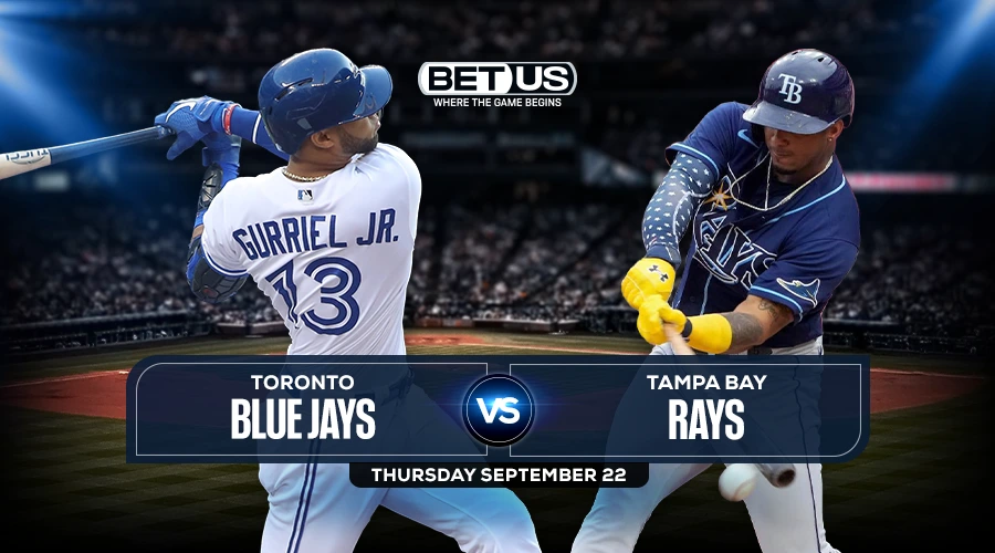 Blue Jays vs Rays Prediction, Preview, Stream, Odds & Picks, Sep, 22.