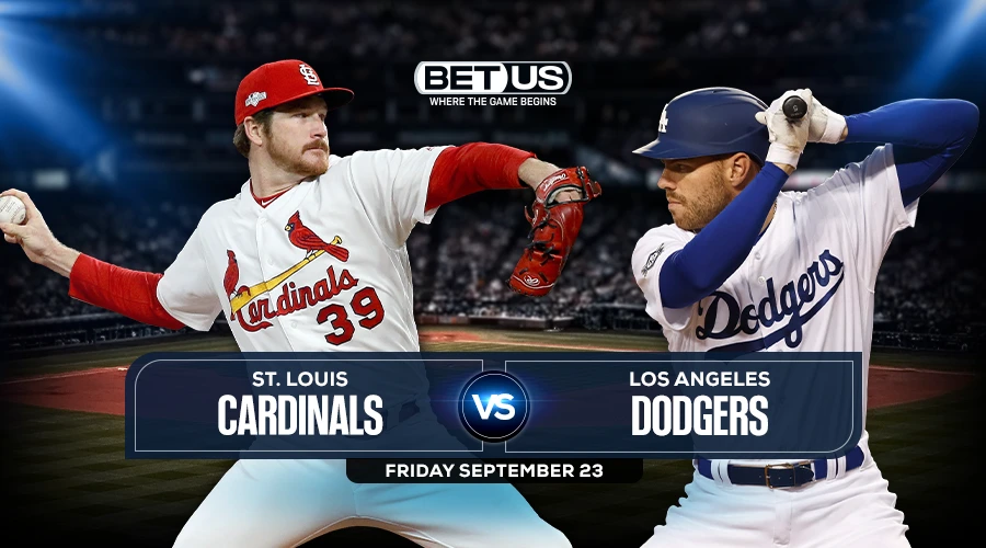 Cardinals vs Dodgers Prediction, Preview, Stream, Odds & Picks, Sep, 23.