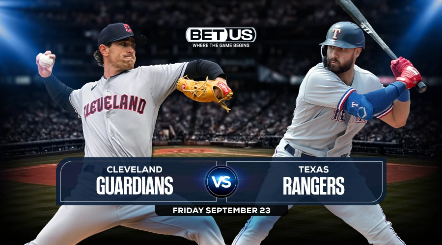 Guardians vs Rangers Prediction, Game Preview, Live Stream, Odds & Picks Sept. 23