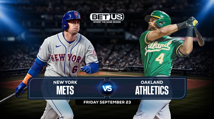 Mets vs A’s Prediction, Preview, Stream, Odds & Picks, Sep, 23.