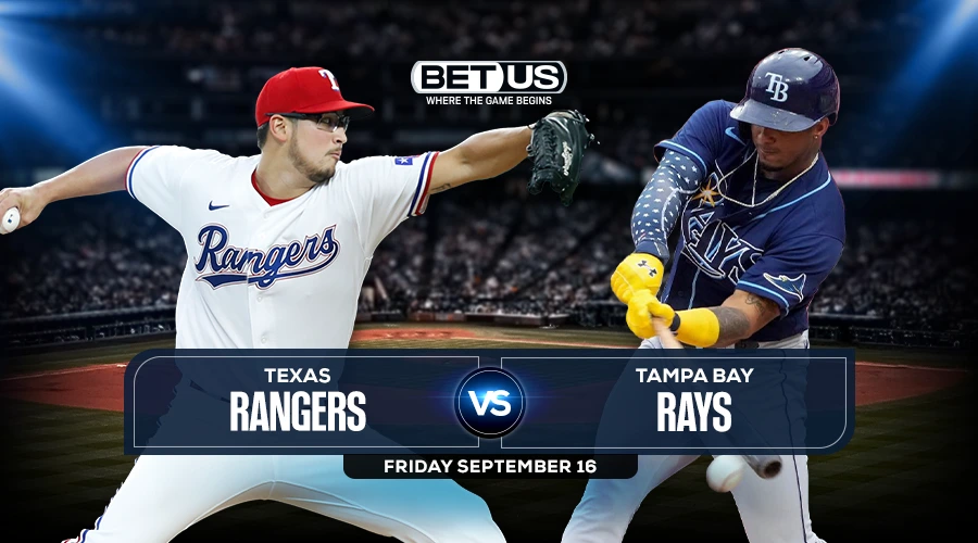 Rangers vs Rays Prediction, Game Preview, Live Stream, Odds & Picks Sept. 16