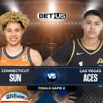 Sun vs Aces Game 2 Prediction, Game Preview, Live Stream, Odds & Picks