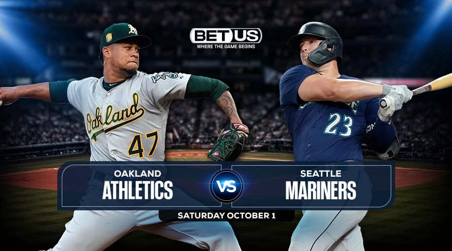 Athletics vs Mariners Predictions, Game Preview, Stream, Odds, Picks Oct 1