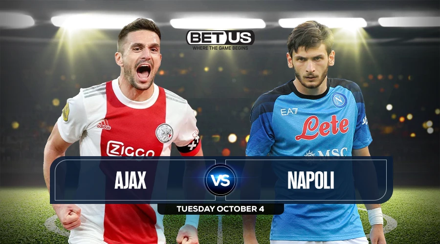 Ajax vs Napoli Prediction, Match Preview, Live Stream, Odds & Picks
