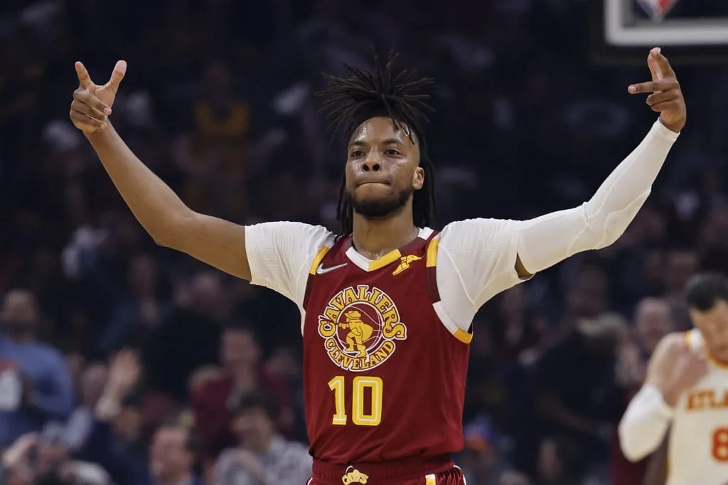 Darius Garland #10 | Rick osentoski/getty images/afp