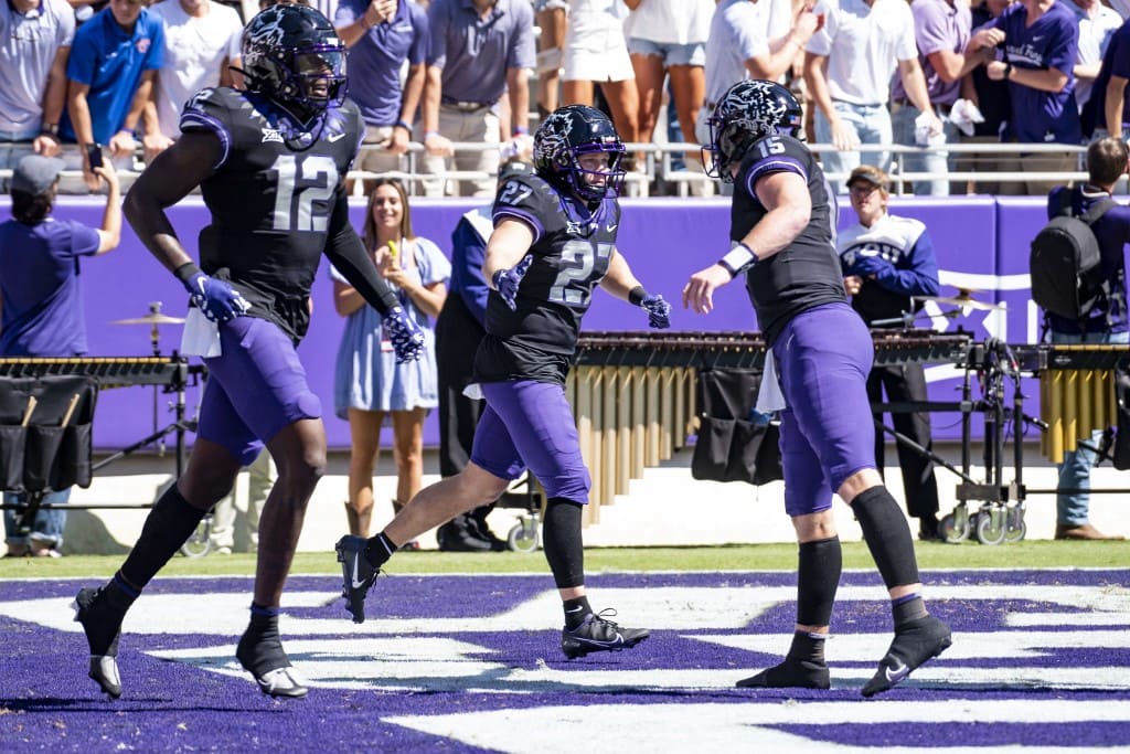 TCU Horned Frogs players