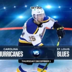Hurricanes vs Blues Prediction, Game Preview, Live Stream, Odds & Picks