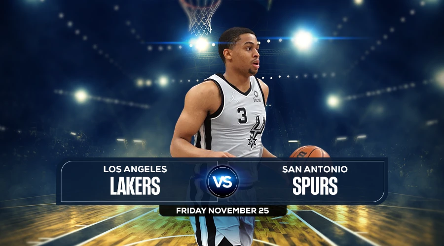 Lakers vs Spurs Prediction, Game Preview, Live Stream, Odds & Picks