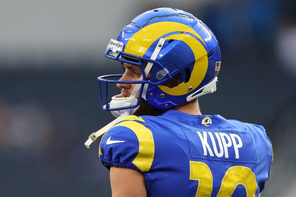 Cooper Kupp #10 of the Los Angeles Rams