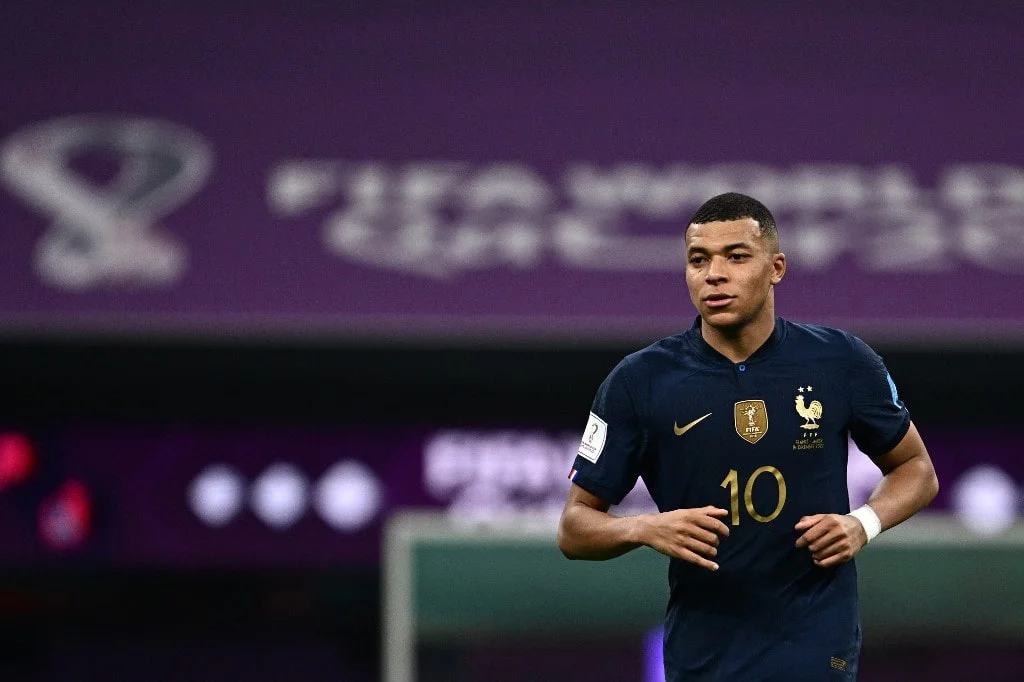 France's forward #10 Kylian Mbappe