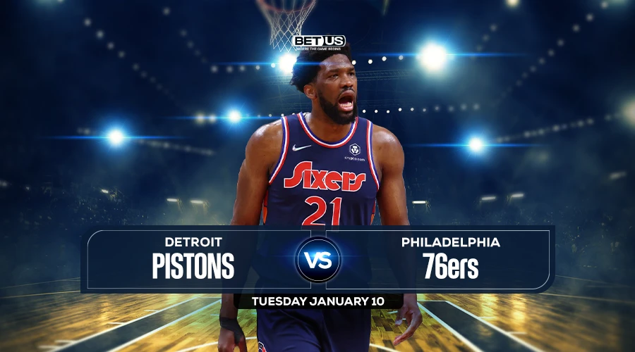Pistons vs 76ers Prediction, Game Preview, Live Stream, Odds & Picks