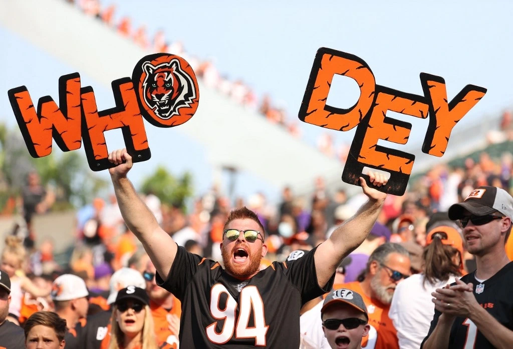 Cincinnati Bengals fans during the game against the Minnesota Vikings at Paul Brown Stadium on September 12, 2021