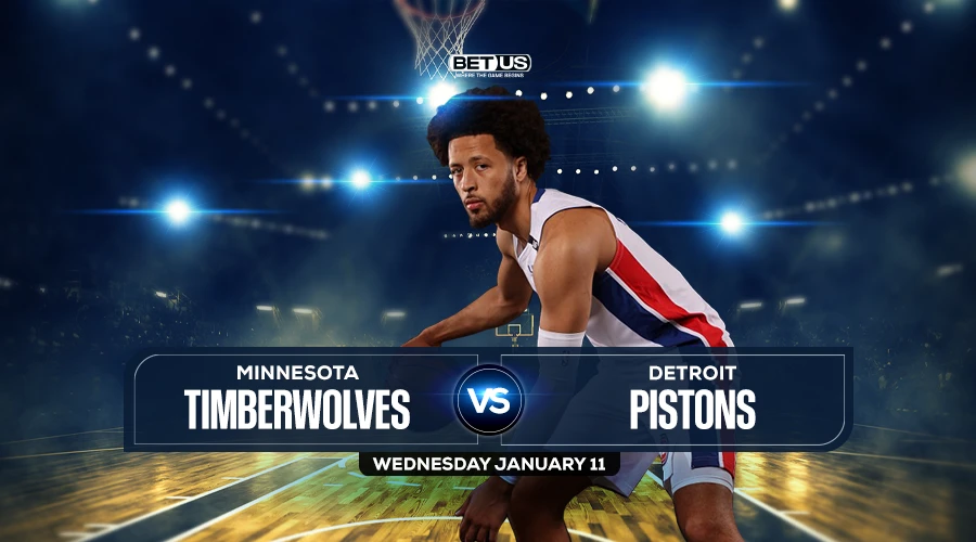 Timberwolves vs Pistons Prediction, Game Preview, Live Stream, Odds and Picks
