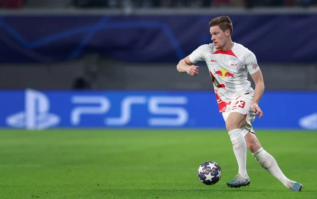 Leipzig's German defender Marcel Halstenberg