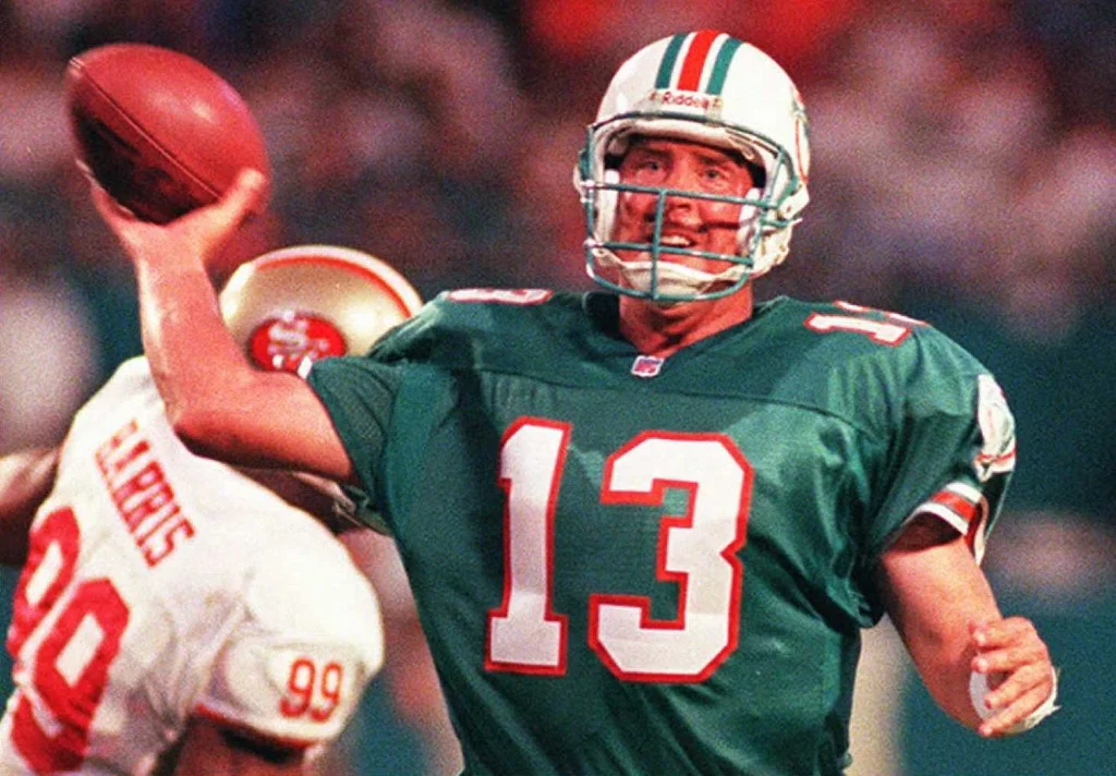 Dan Marino of the Miami Dolphins