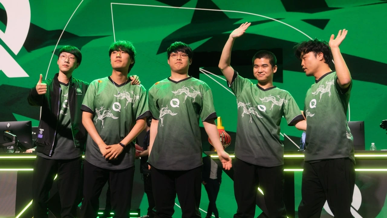FlyQuest seen after winning their 8th LCS match