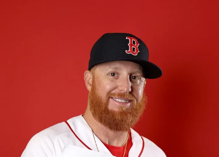 Justin Turner #2 of the Boston Red Sox