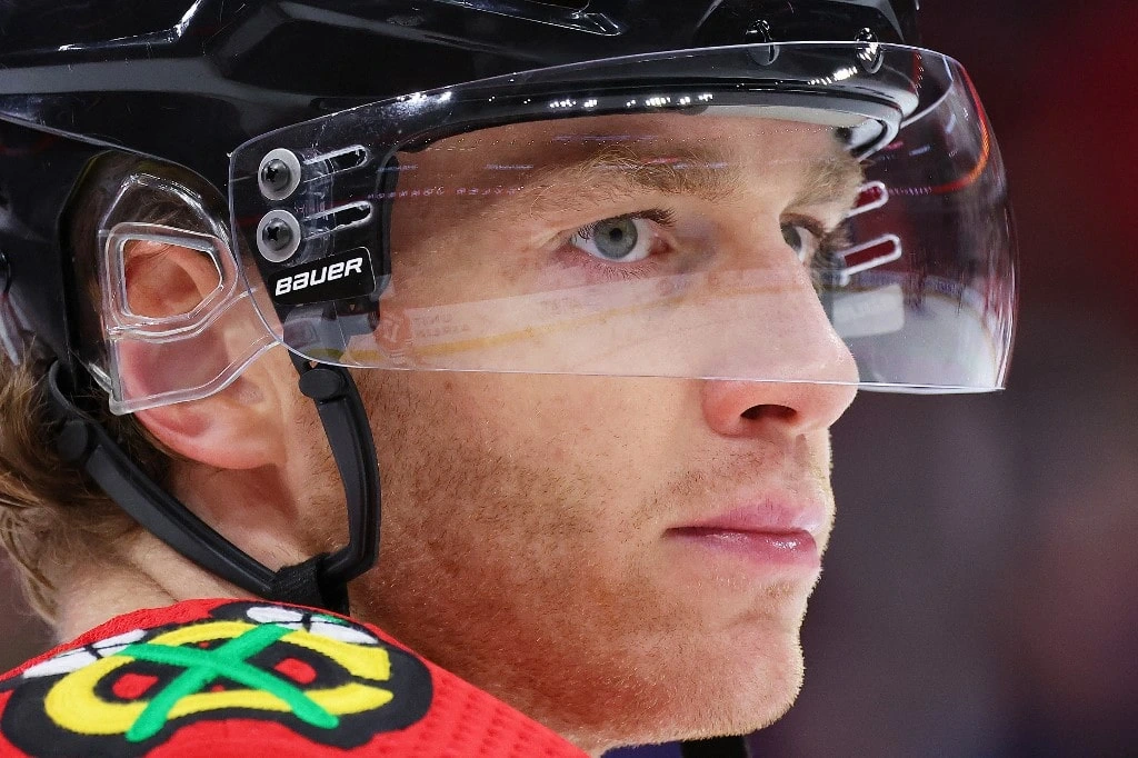 Patrick Kane #88 of the Chicago Blackhawks - Michael Reaves/AFP