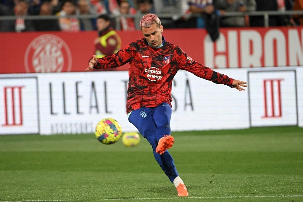 Atletico Madrid's French forward Antoine Griezmann